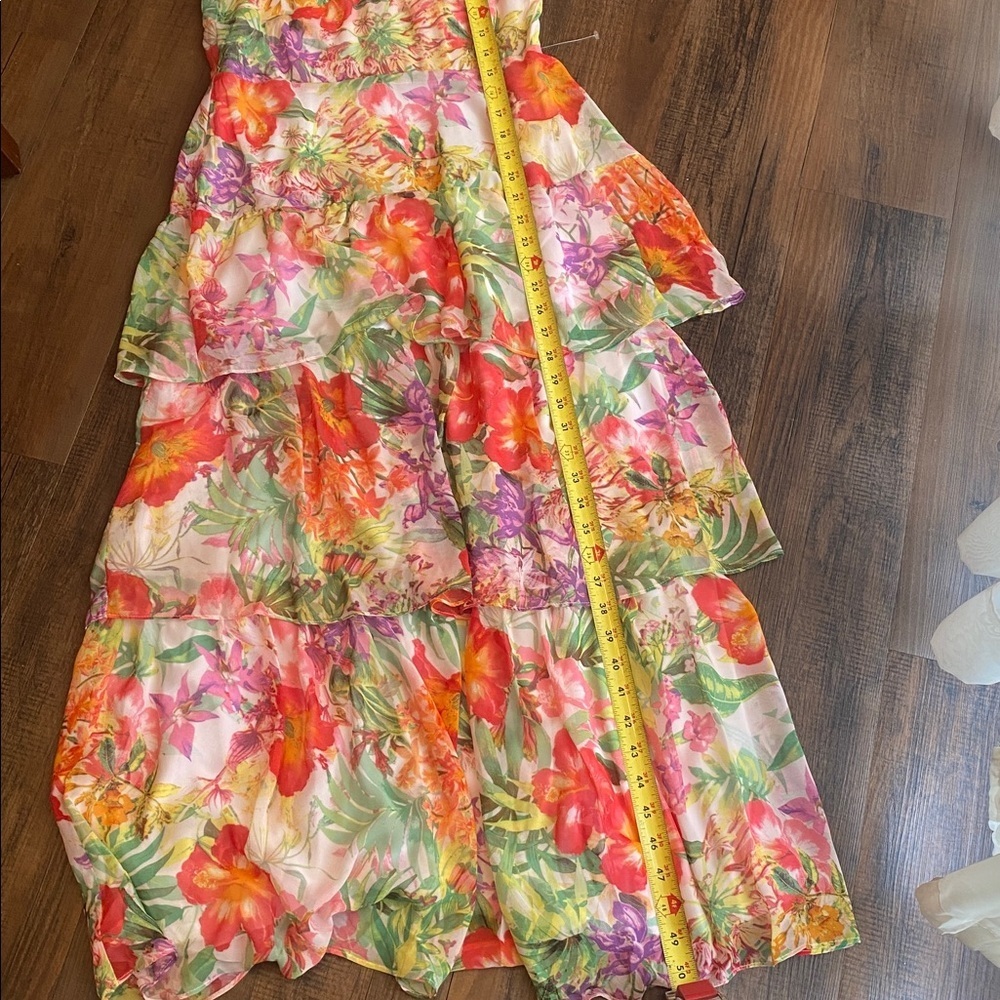 Julia Jordan Multicolor Floral Midi Skirt - Picture 13 of 15